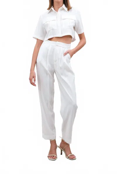 Parentezi Gretta Pant In White