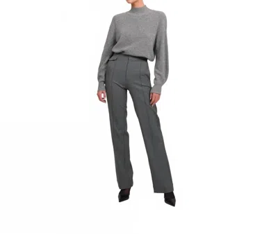 Parentezi Hadley Straight Trousers In Grey In Gray