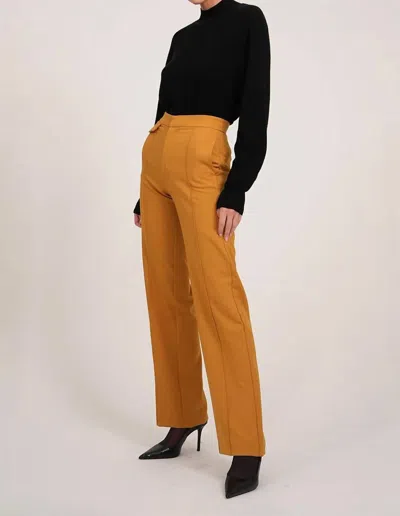 Parentezi Hadley Trouser In Amber In Brown