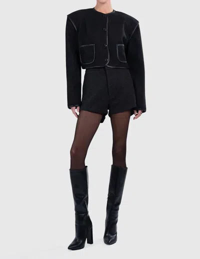 Parentezi Lea Cape Jacket In Black