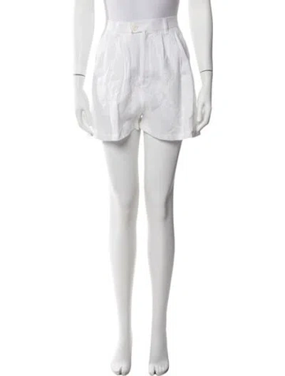 Pre-owned Parentezi Linen Mini Shorts In Black