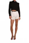 Parentezi Michelle Linen Shorts In White In White
