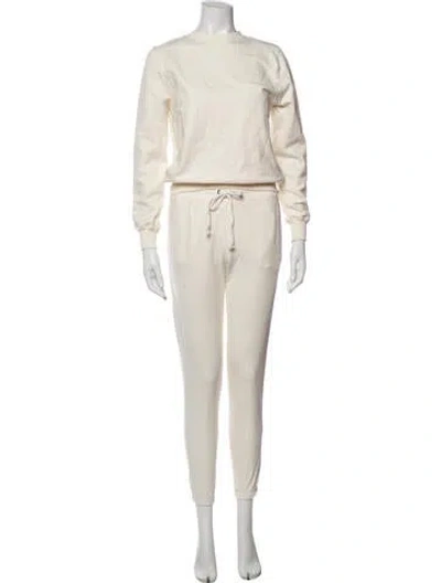 Pre-owned Parentezi Pant Set In Neutrals
