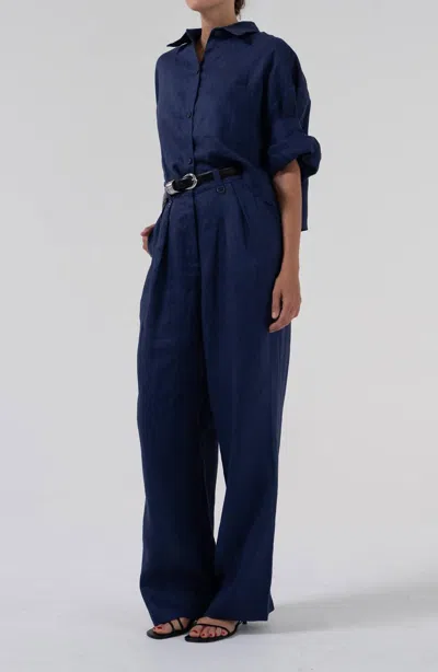 Parentezi Romy Pants In Denim Blue