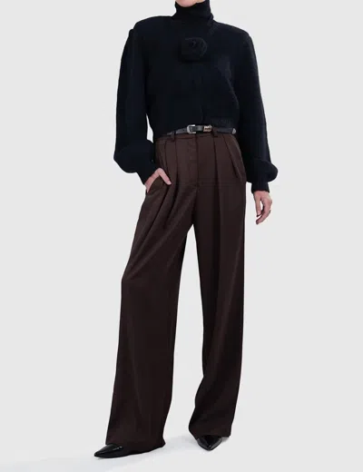Parentezi Sabrina Trousers In Chocolate In Brown