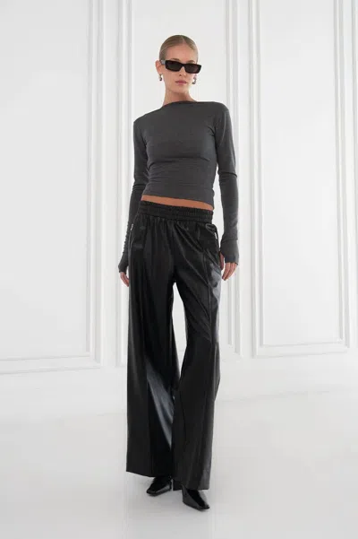 Parentezi Simone Flared Leg Pant In Black