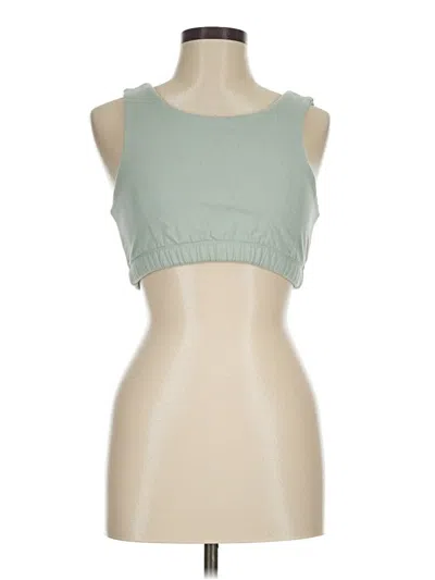 Pre-owned Parentezi Tube Top Green Strapless Neckline Tops