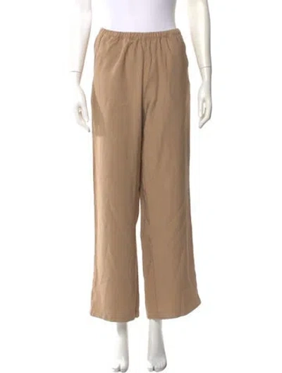 Pre-owned Parentezi Wide Leg Pants In Brown