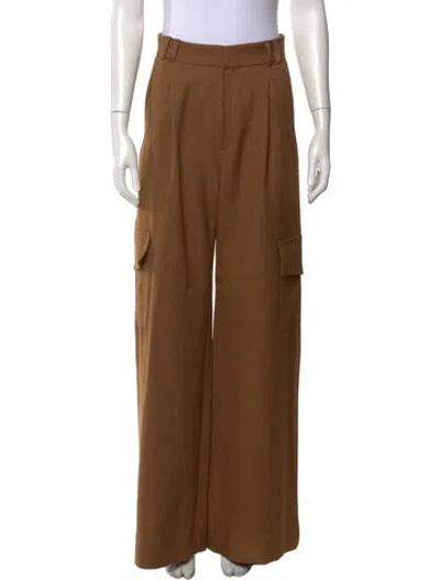 Pre-owned Parentezi Wide Leg Pants In Brown