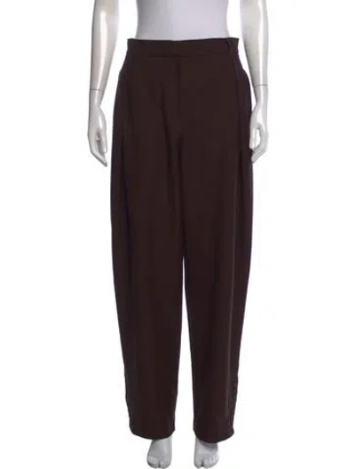 Pre-owned Parentezi Wide Leg Pants In Brown