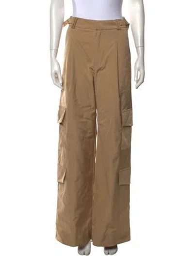 Pre-owned Parentezi Wide Leg Pants In Brown