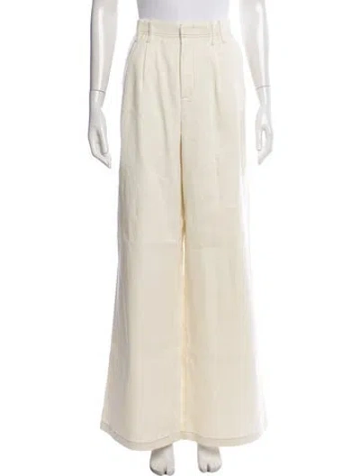 Pre-owned Parentezi Wide Leg Pants In Neutrals