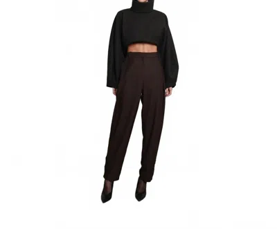 Parentezi Women's Olympia Trousers In Chocolate In Brown