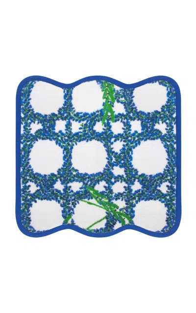 Paresse Paris Lavande Céleste Terry Face & Hand Towel In Multi