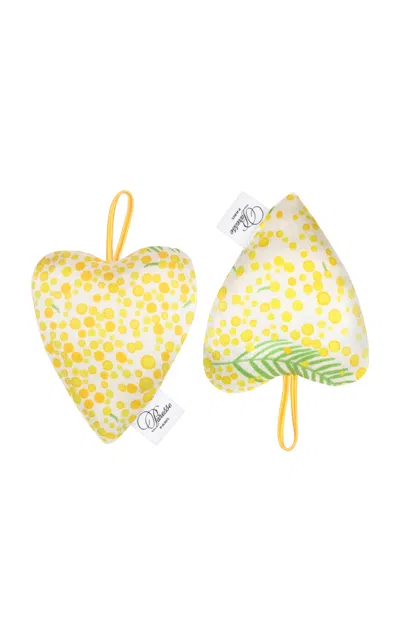 Paresse Paris Or Mimosa Pair Of Lavender Sachets In Multi