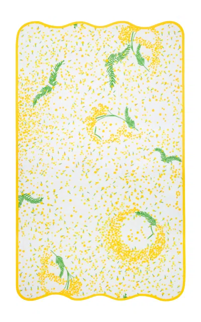 Paresse Paris Or Mimosa Terry Bath Towel In Multi