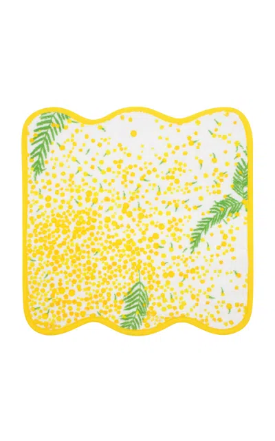 Paresse Paris Or Mimosa Terry Face & Hand Towel In Multi