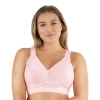 Parfait Adriana Wire-free Lace Bralette In Petal Pink