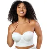 Parfait Elissa Full Busted Strapless Bustier In Pearl White