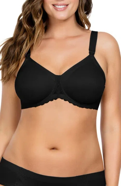 Parfait Leila Underwire Semless Cup Nursing Bra In Black