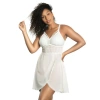 Parfait Plus Mia Lace Wire-free Lace Chemise In Pearl White
