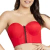 Parfait Shea Longline Strapless Bra In Red