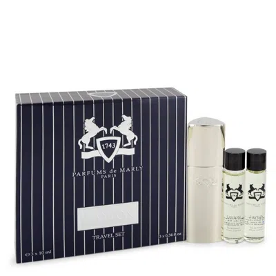 Parfums De Marly 0.34 oz Layton Royal Essence Three Eau De Parfum Spray Travel Set For Men In White