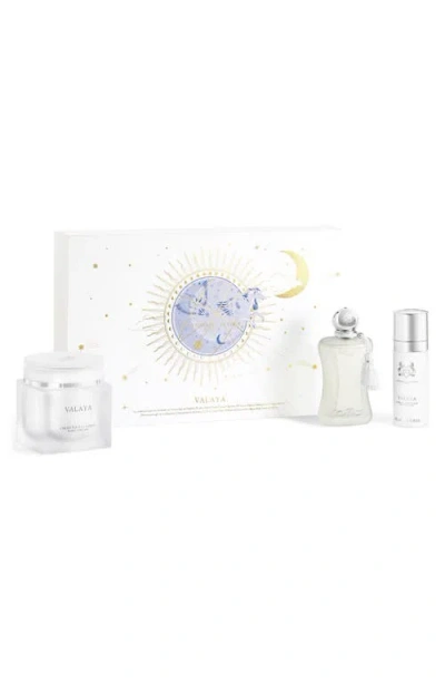 Parfums De Marly Valaya 3-piece Gift Set $612 Value In Transparent