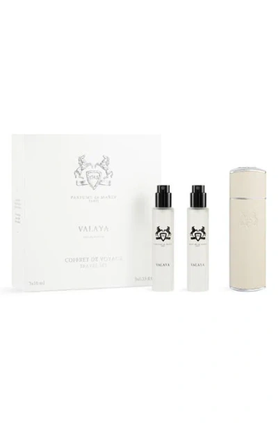 Parfums De Marly Valaya Eau De Parfum Travel Set In Transparent