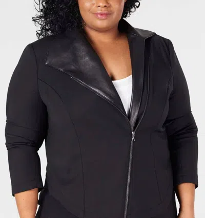 Pari Passu Renn Moto Jacket In Black