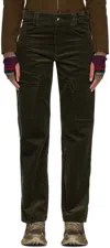 Paria Farzaneh Green Forest Trousers In Green