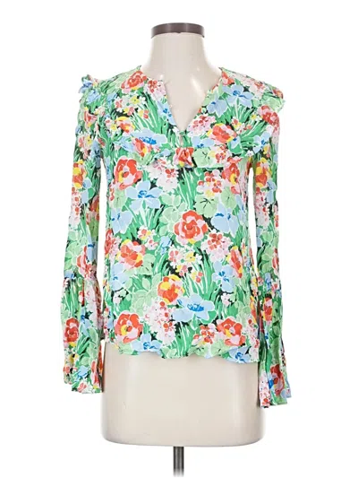 Pre-owned Paris Atelier & Other Stories 3/4 Sleeve Blouse In Green