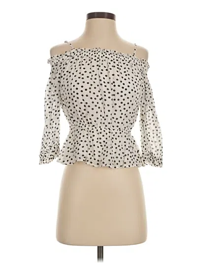 Pre-owned Paris Atelier & Other Stories 3/4 Sleeve Blouse In Ivory