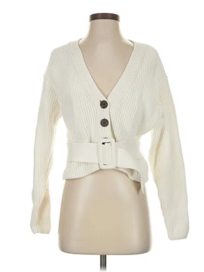 Pre-owned Paris Atelier & Other Stories Cardigan Sweater In White