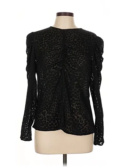 Pre-owned Paris Atelier & Other Stories Long Sleeve Blouse In Black