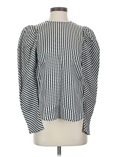 Pre-owned Paris Atelier & Other Stories Long Sleeve Blouse In Black