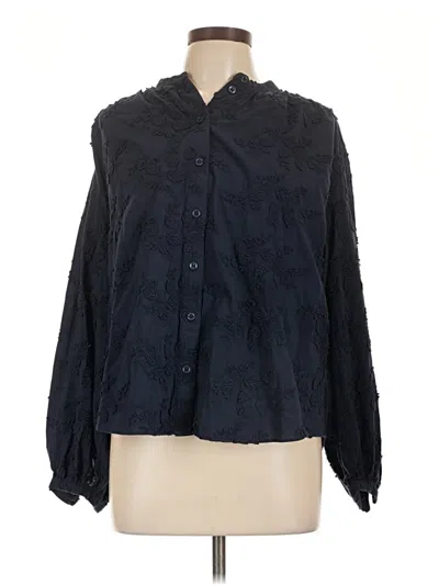 Pre-owned Paris Atelier & Other Stories Long Sleeve Blouse In Black