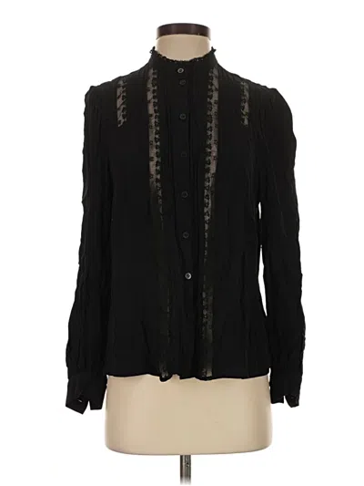 Pre-owned Paris Atelier & Other Stories Long Sleeve Blouse In Black