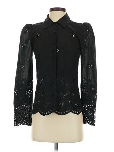 Pre-owned Paris Atelier & Other Stories Long Sleeve Blouse In Black