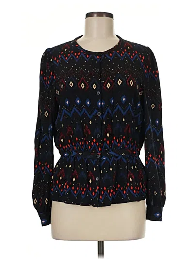 Pre-owned Paris Atelier & Other Stories Long Sleeve Blouse In Black