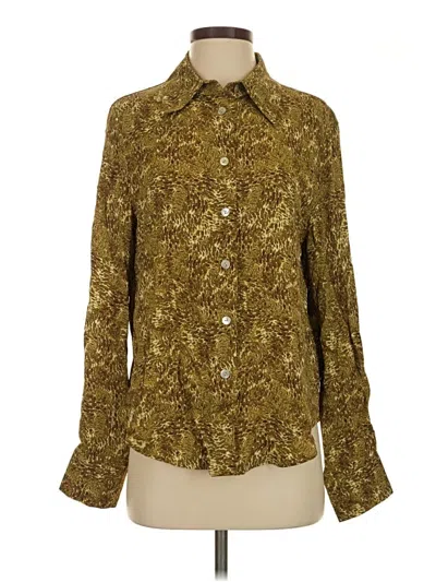 Pre-owned Paris Atelier & Other Stories Long Sleeve Blouse In Gold