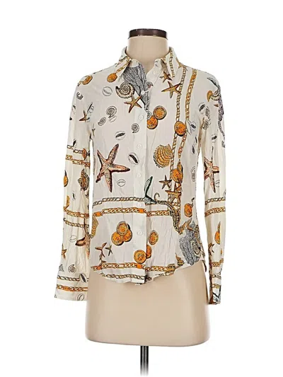 Pre-owned Paris Atelier & Other Stories Long Sleeve Blouse In Ivory