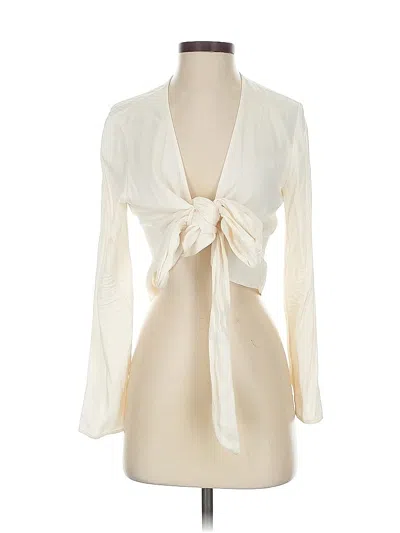 Pre-owned Paris Atelier & Other Stories Long Sleeve Blouse In Ivory