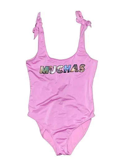 Pre-owned Paris Atelier & Other Stories One Piece Swimsuit In Pink