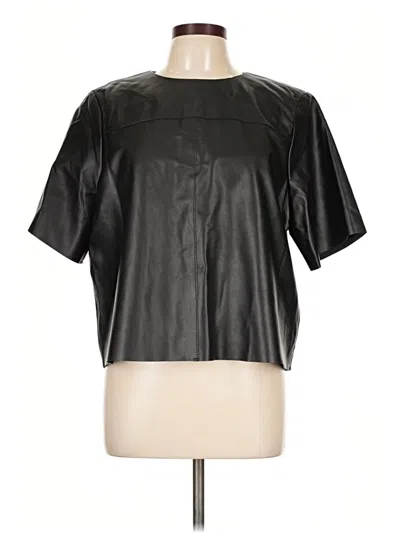 Pre-owned Paris Atelier & Other Stories Short Sleeve Blouse In Black