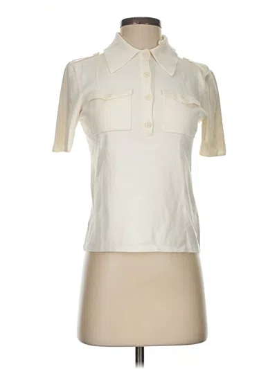 Pre-owned Paris Atelier & Other Stories Short Sleeve Blouse In Ivory