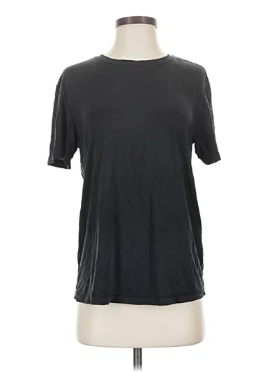 Pre-owned Paris Atelier & Other Stories Short Sleeve T-shirt In Black