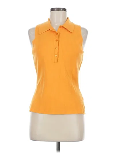 Pre-owned Paris Atelier & Other Stories Sleeveless Polo Shirt In Orange