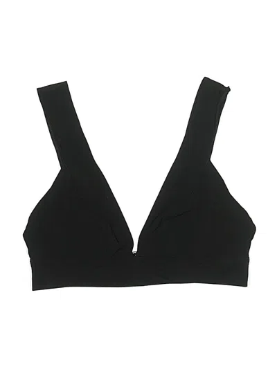 Pre-owned Paris Atelier & Other Stories Swimsuit Top Black Solid Pattern Swimwear