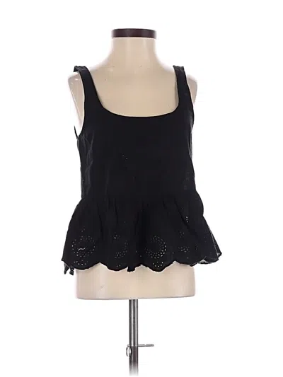 Pre-owned Paris Atelier & Other Stories Tank Top Black Sweetheart Neckline Tops
